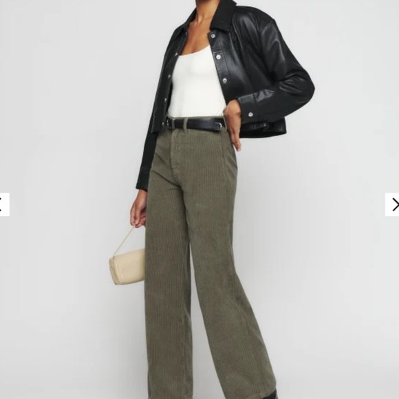 Logan Ultra High Rise Wide Leg Corduroy Pants - Picture 2 of 3